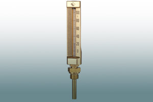 Machine glass thermometers